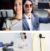 BOYA BY-M1 3.5mm Audio Video Record Lavaliere Lapel Microphone Clip On Mic for iPhone Android DSLR Podcast Camcorder Recorder